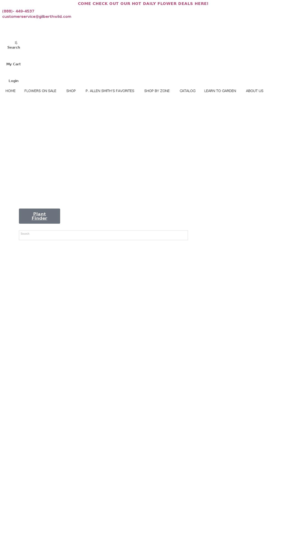 pallensflowers.com — Shopify storefront screenshot