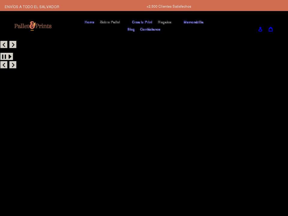 palletandprints.com shopify website screenshot