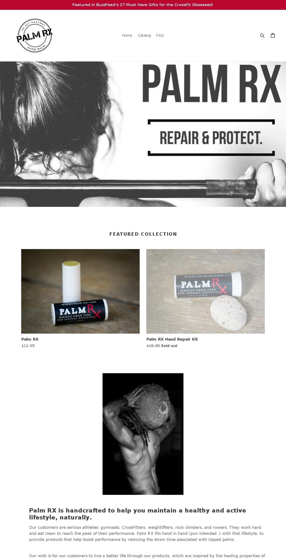 palm-rx.com — Shopify storefront screenshot