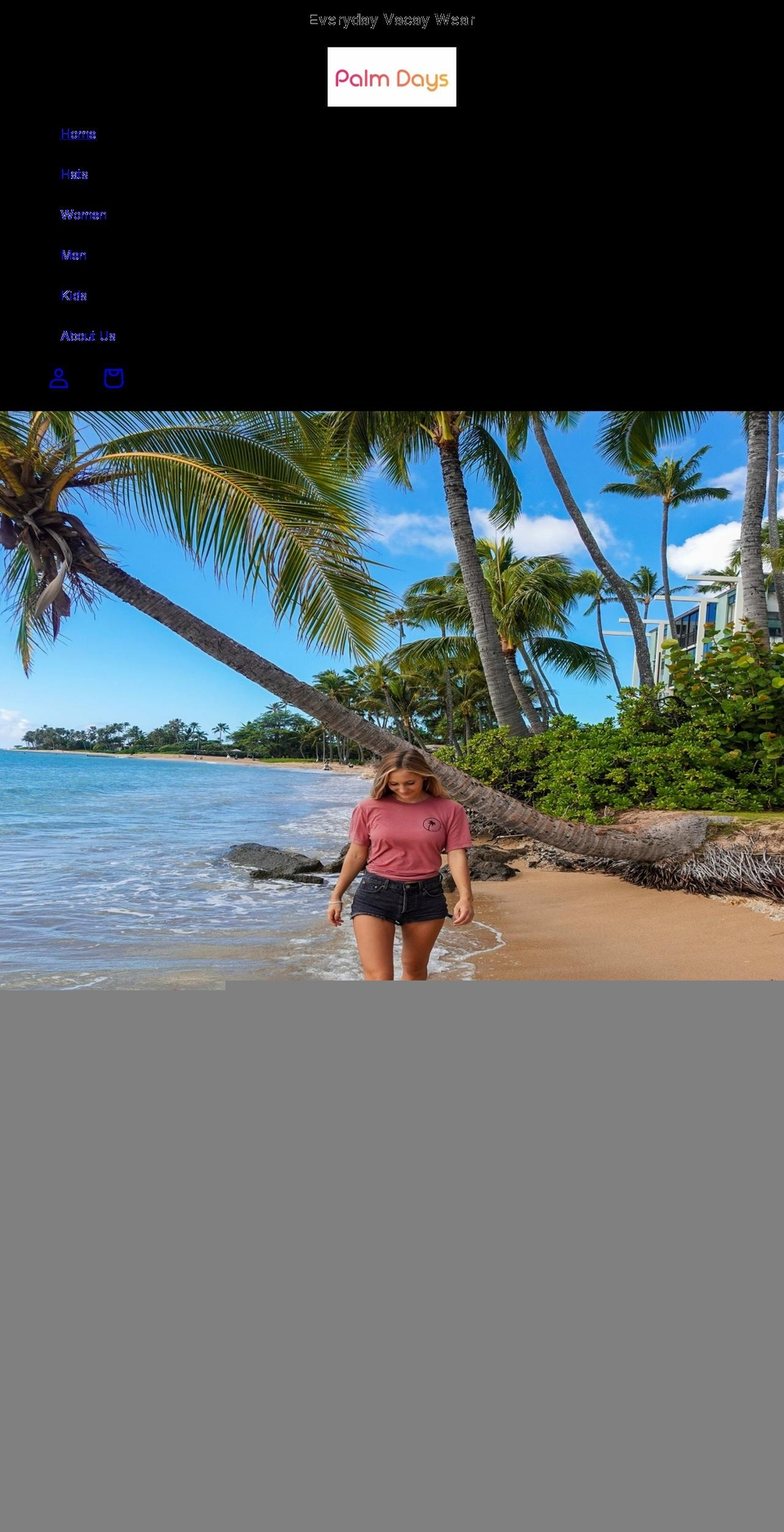 palmdays.com shopify website screenshot