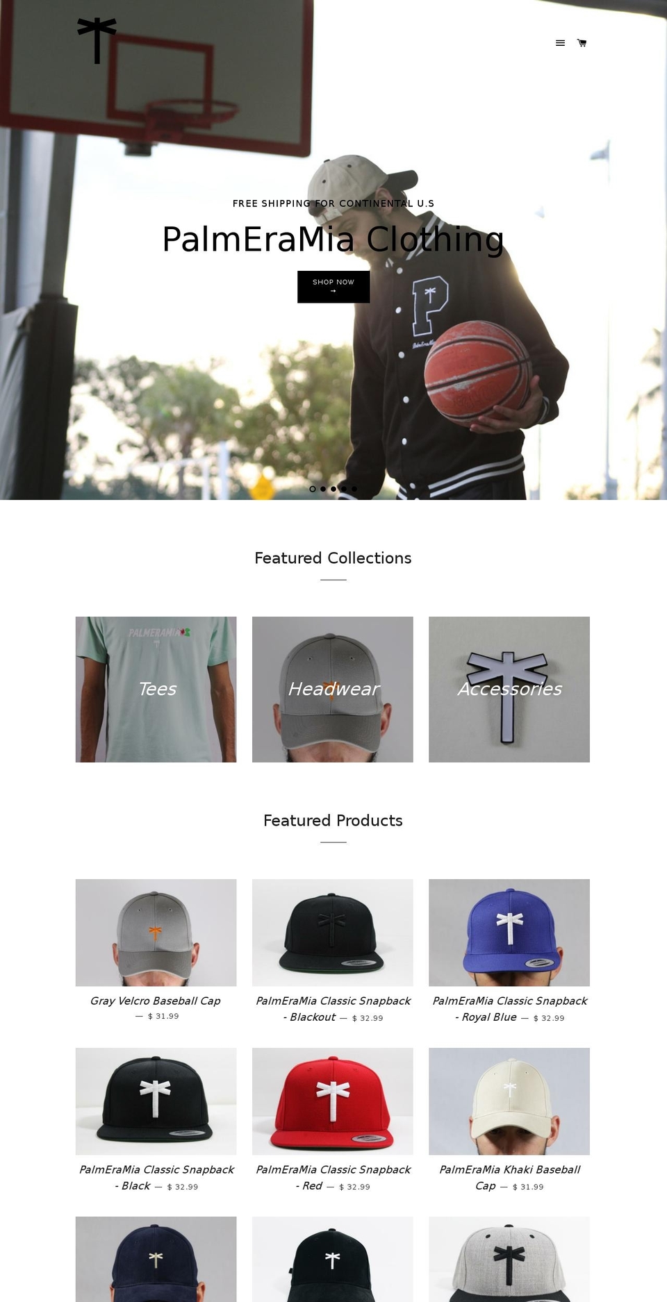 palmeramia.net shopify website screenshot