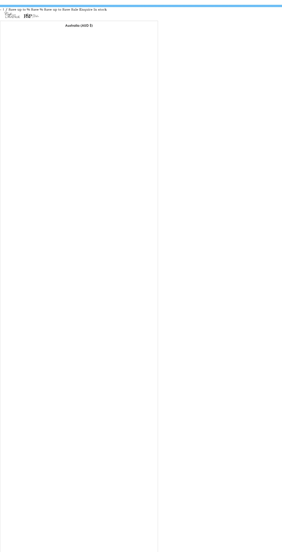 palmerandpenn.com.au shopify website screenshot