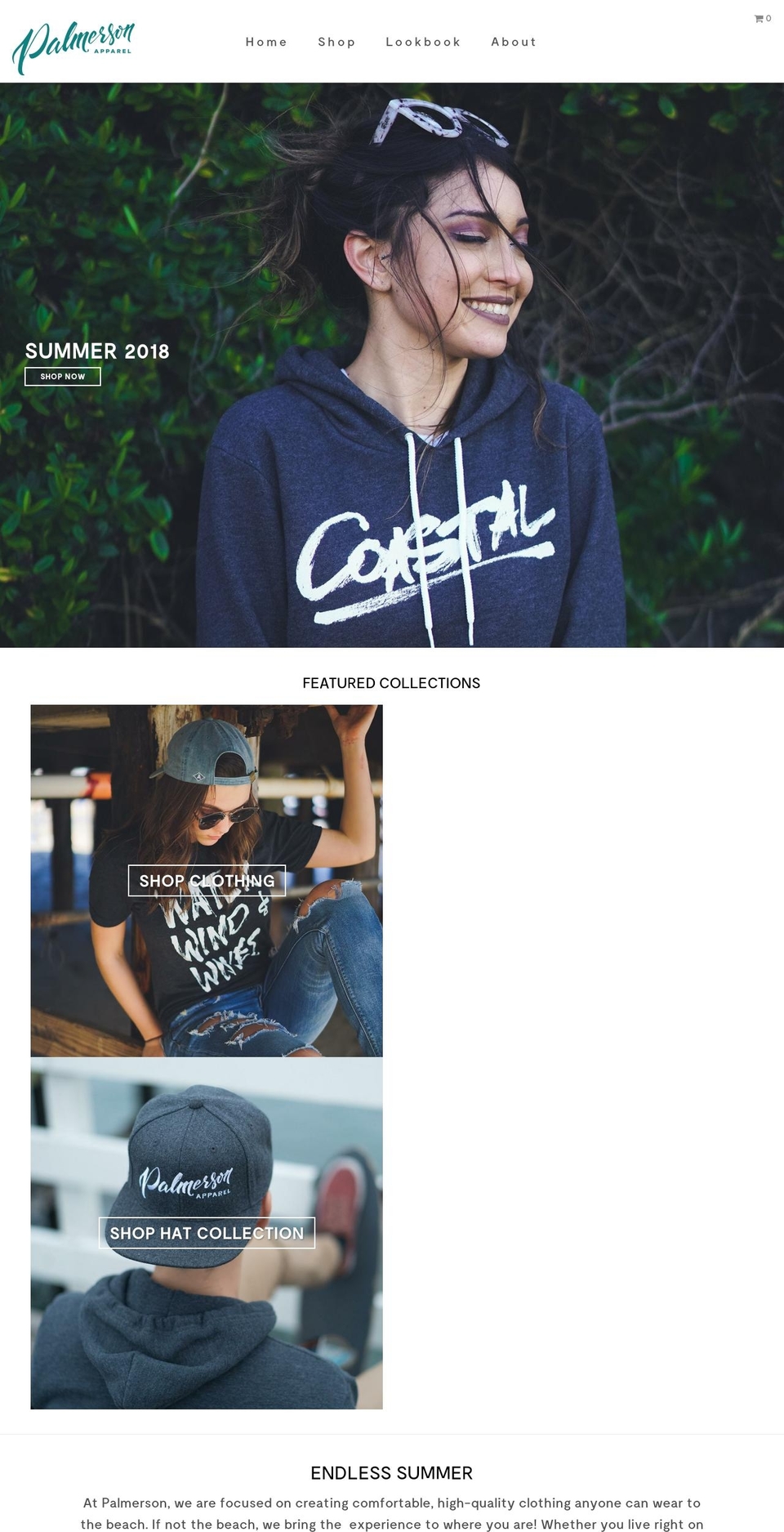 palmerson.com — Shopify storefront screenshot