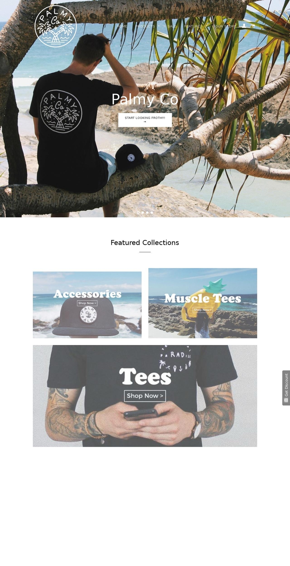 palmyco.com — Shopify storefront screenshot