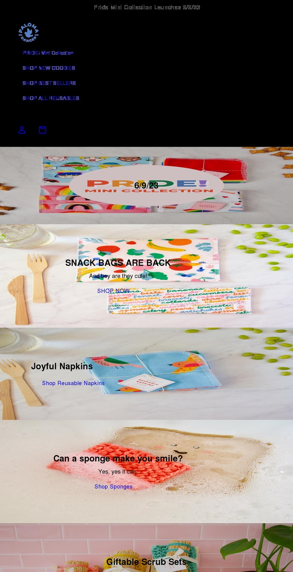 palomadanger.com shopify website screenshot