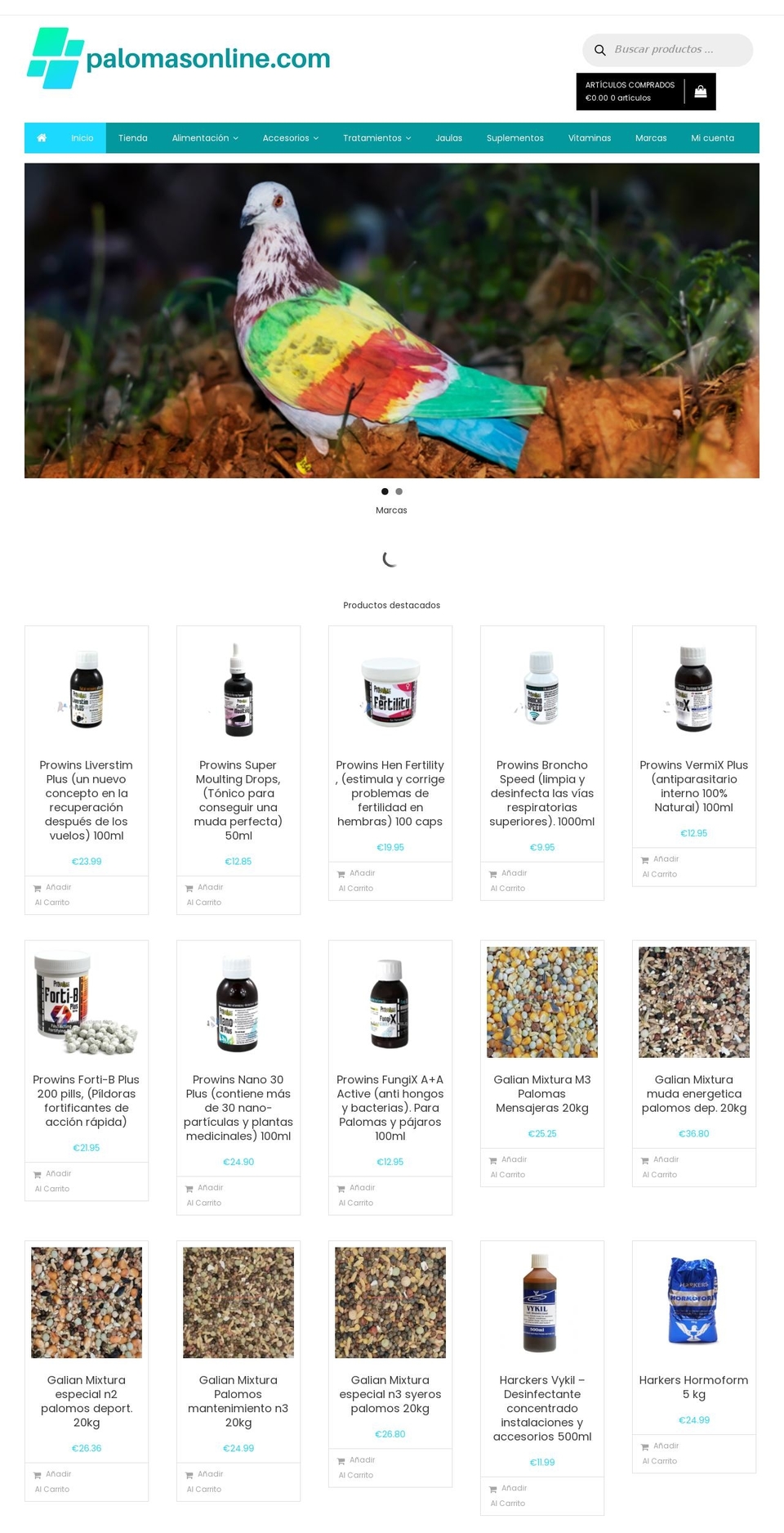 palomasonline.com shopify website screenshot