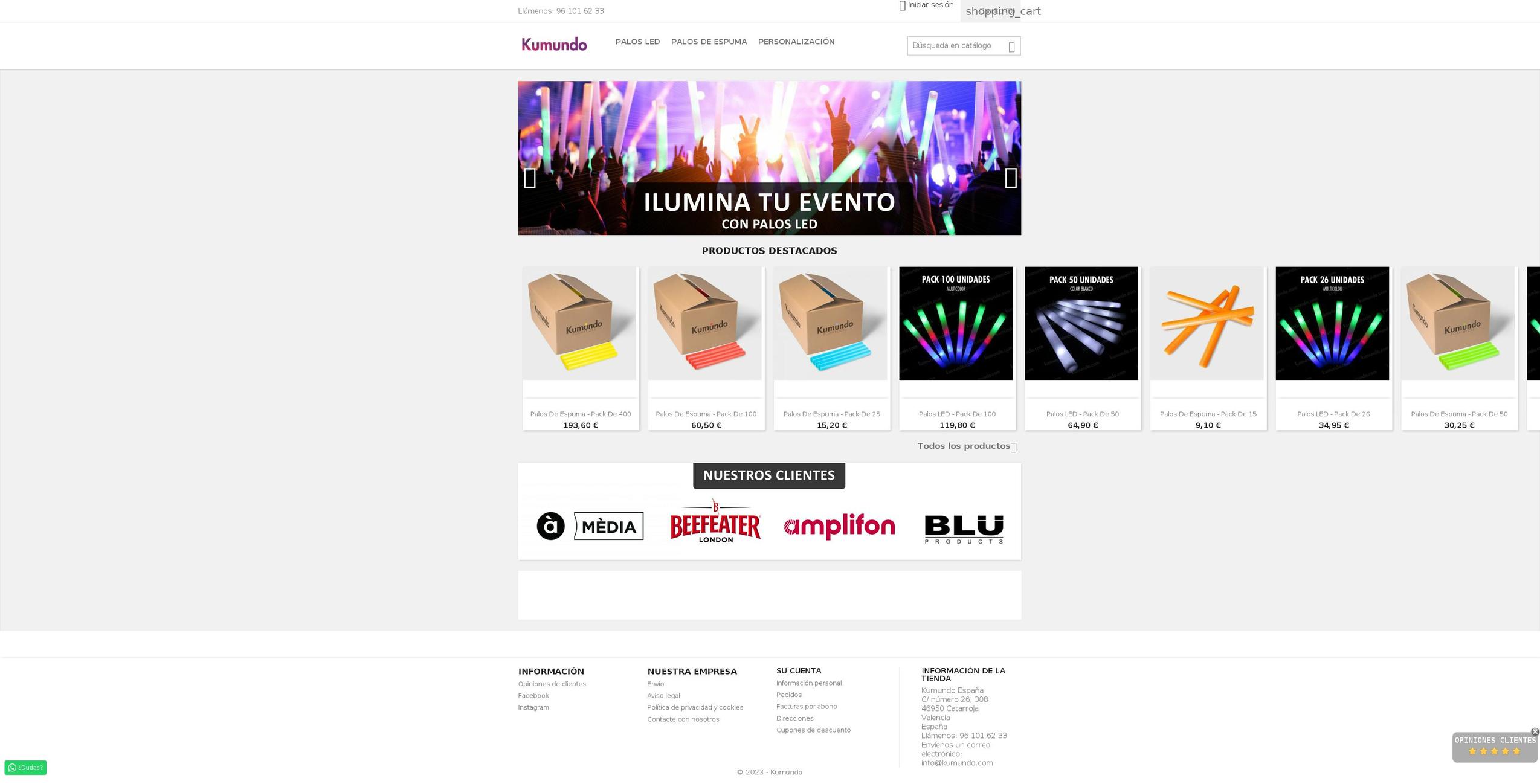 palosled.com — Shopify storefront screenshot