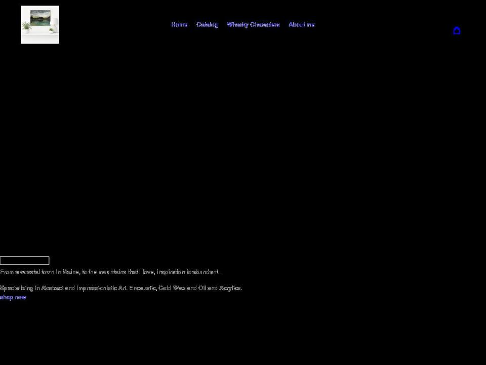 pamelabrowneart.com shopify website screenshot