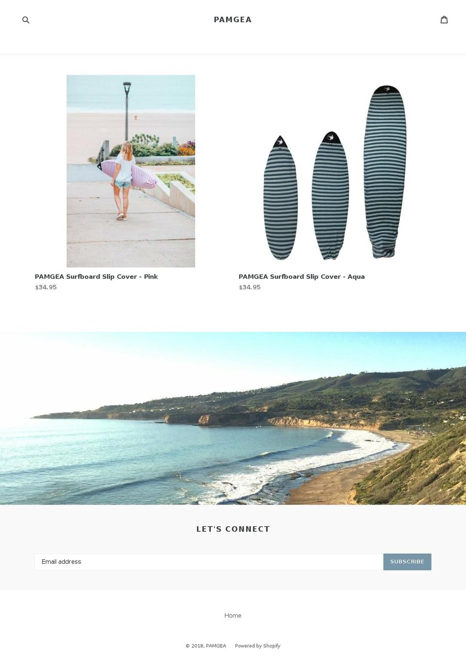 pamgea.net shopify website screenshot