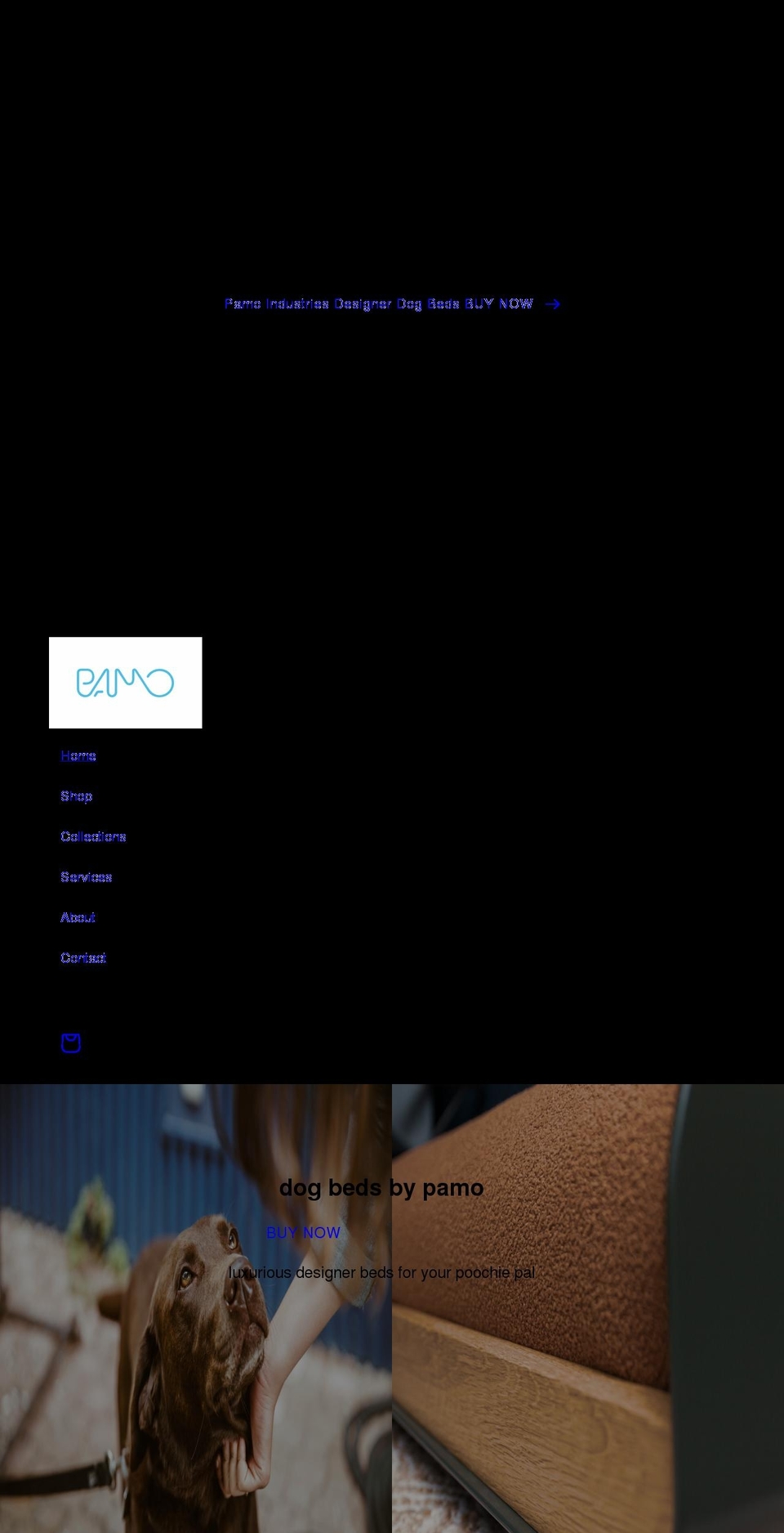 pamoindustries.com shopify website screenshot