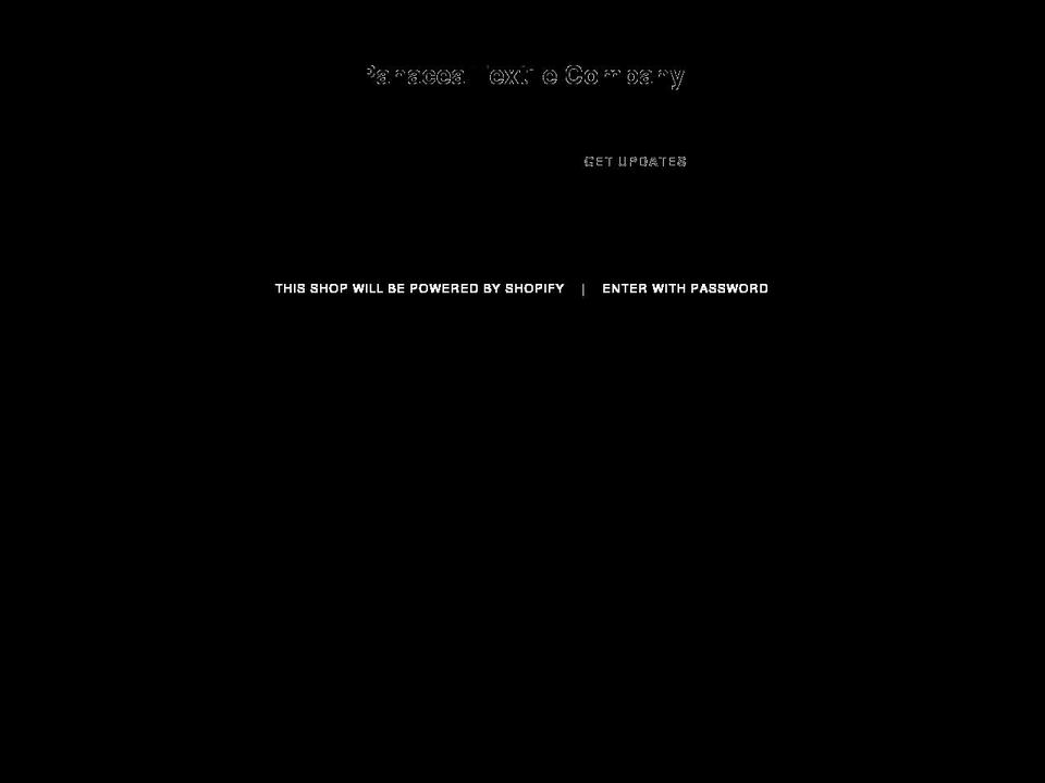 panaceatextile.com shopify website screenshot