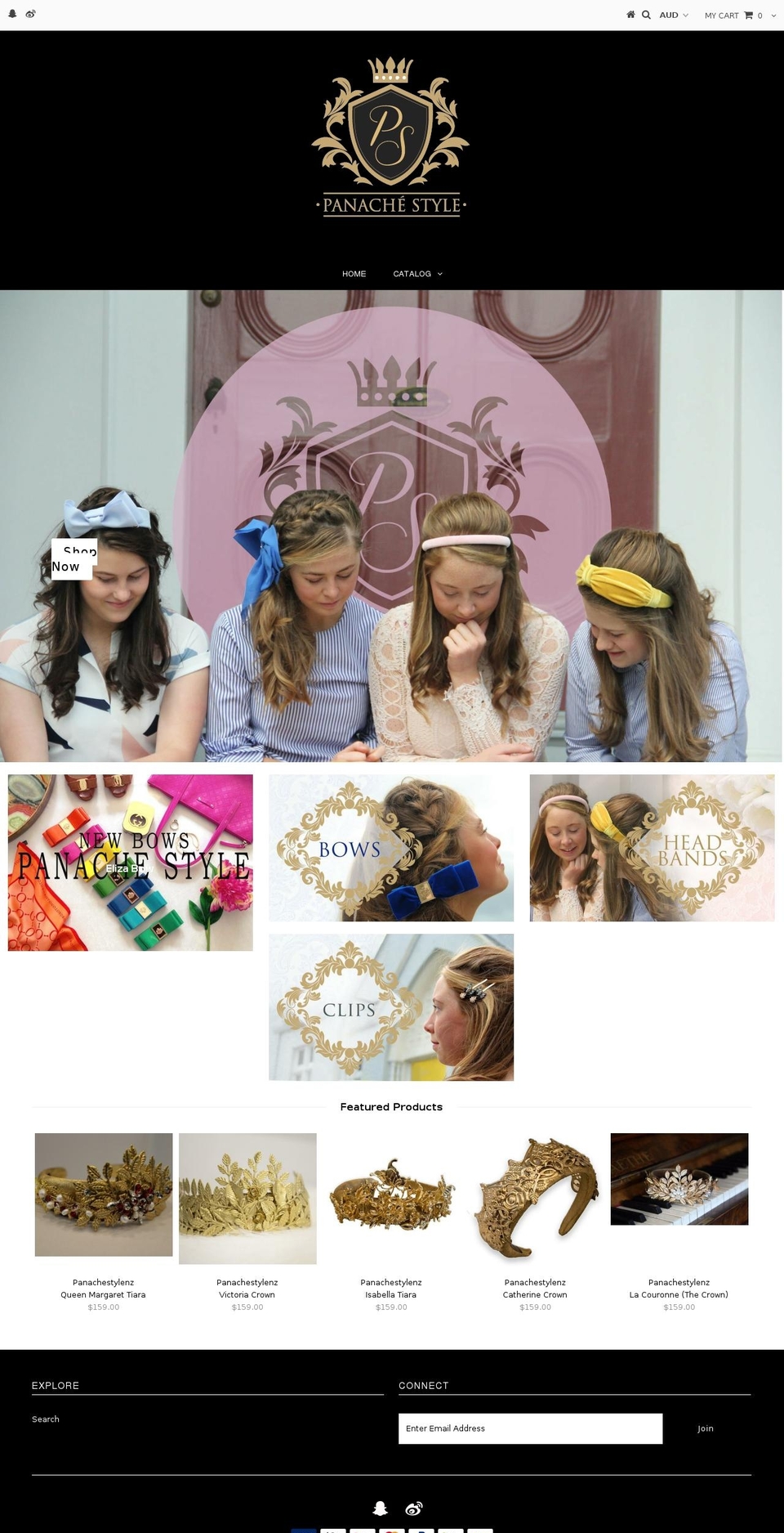 panachestyle.co.nz shopify website screenshot