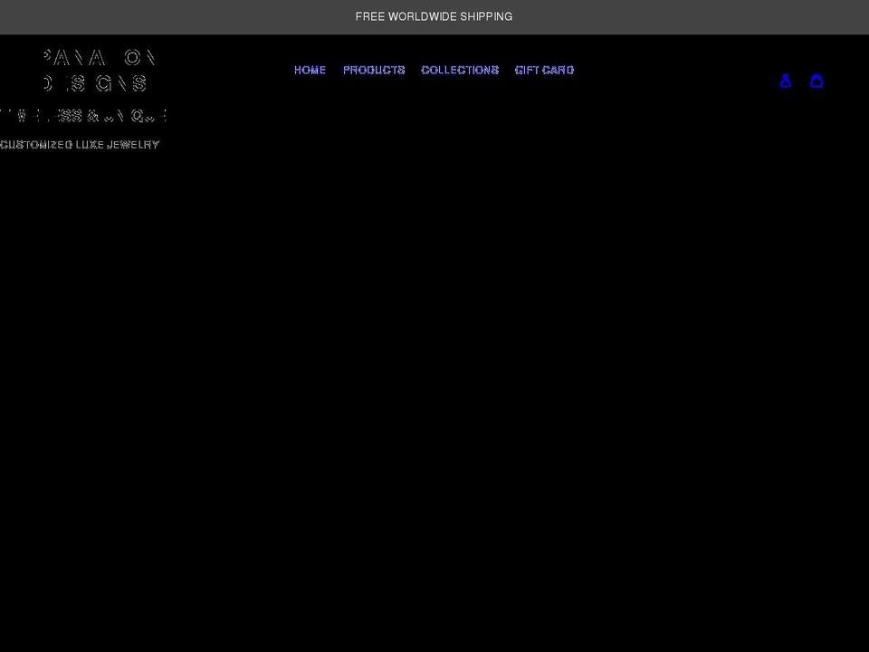 panahondesigns.com shopify website screenshot