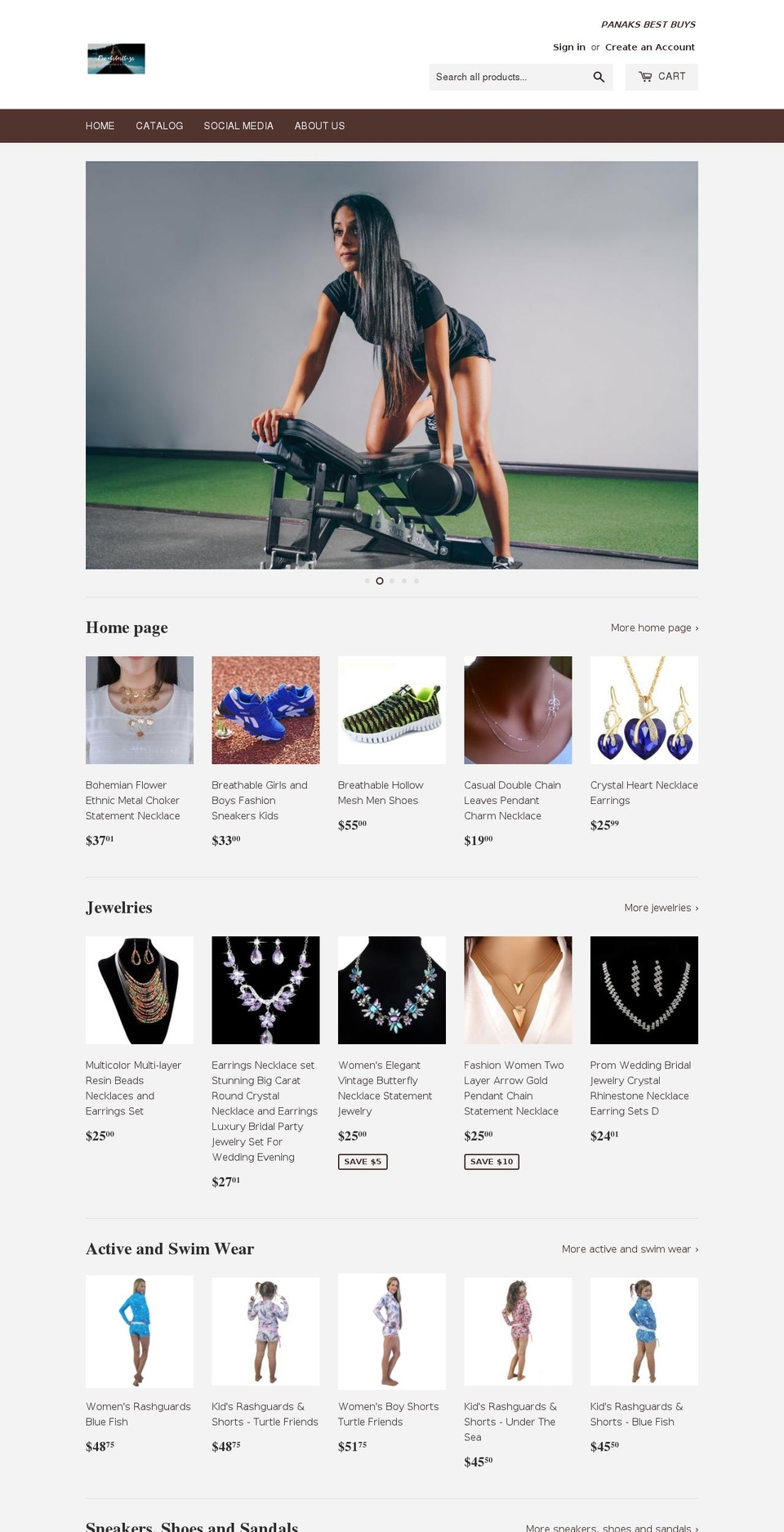 panaksbestbuys.com — Shopify storefront screenshot
