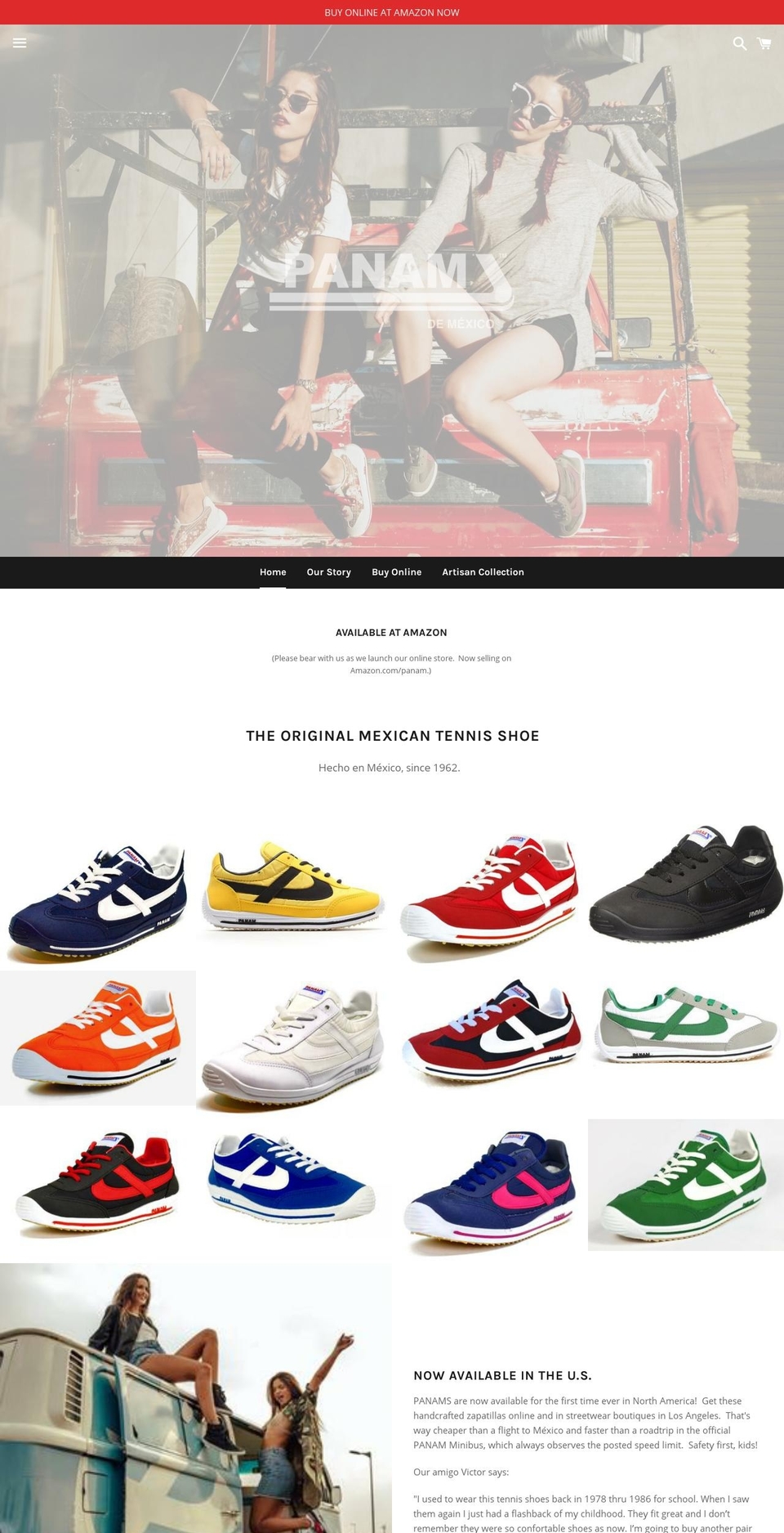 panamusa.com — Shopify storefront screenshot