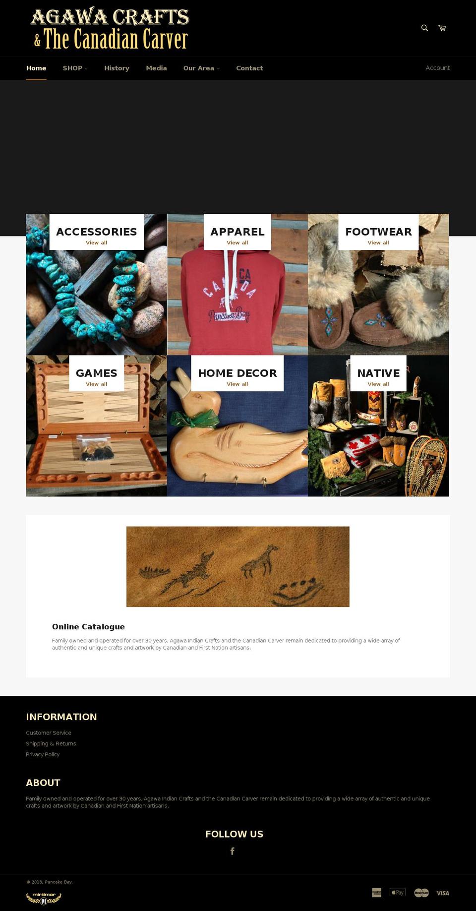 pancakebay.ca shopify website screenshot