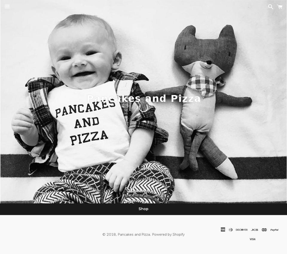 1 Shopify theme site example pancakesandpizza.com