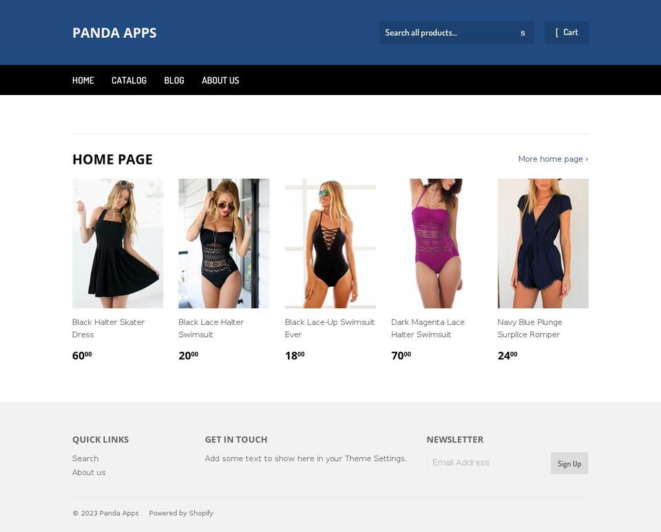 panda-apps.myshopify.com shopify website screenshot