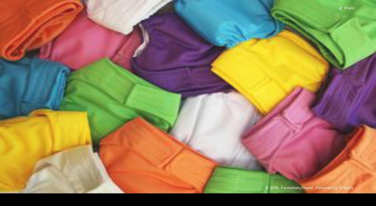 pandababydiapers.com — Shopify storefront screenshot