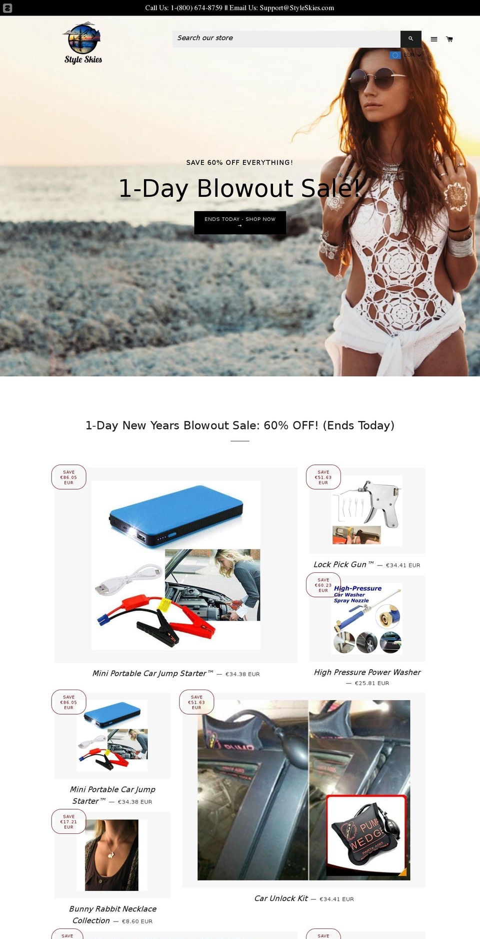 pandabearphones.com — Shopify storefront screenshot