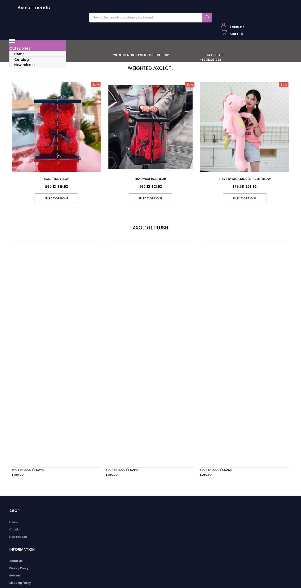 pandaforth.com shopify website screenshot