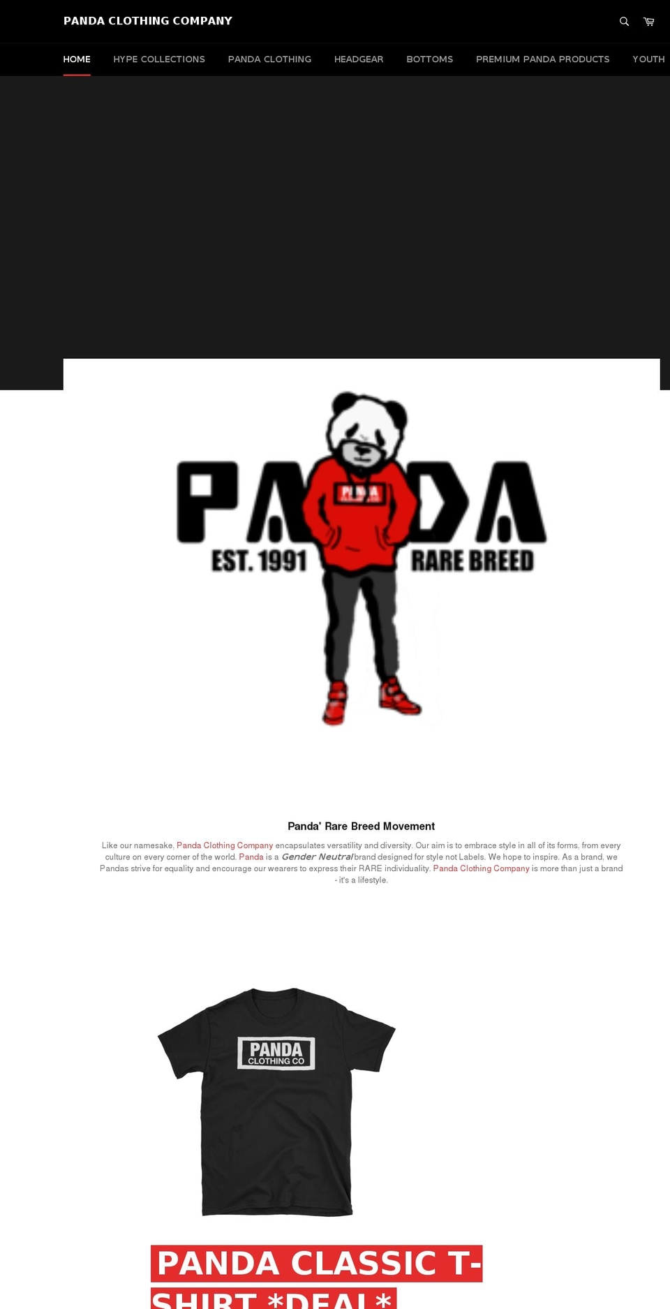pandahype.com — Shopify storefront screenshot