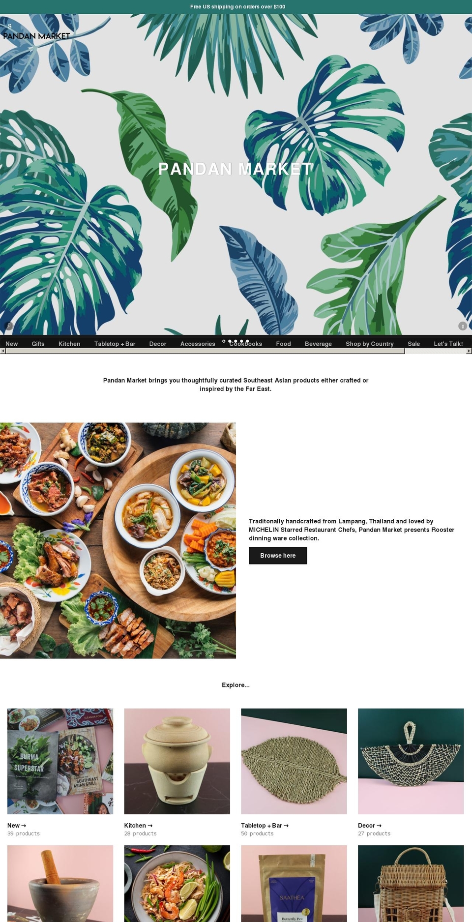 pandanmarket.com shopify website screenshot