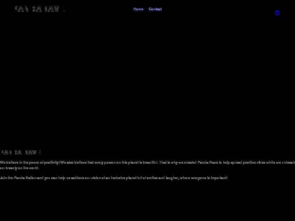 pandarave.com shopify website screenshot