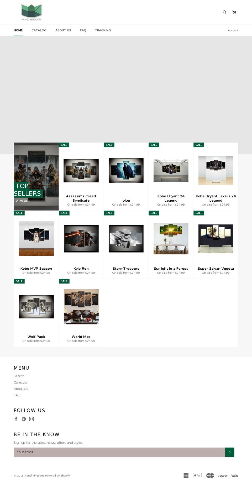 panelkingdom.com — Shopify storefront screenshot