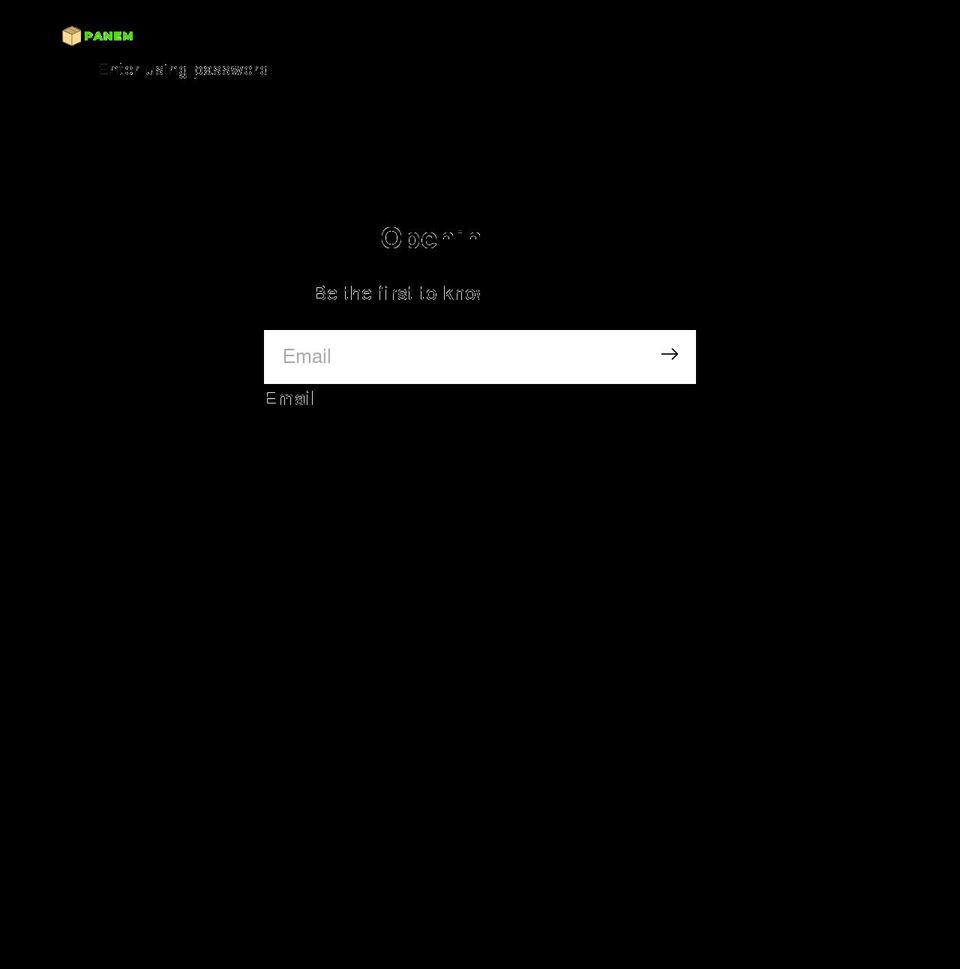 panemstore.com — Shopify storefront screenshot