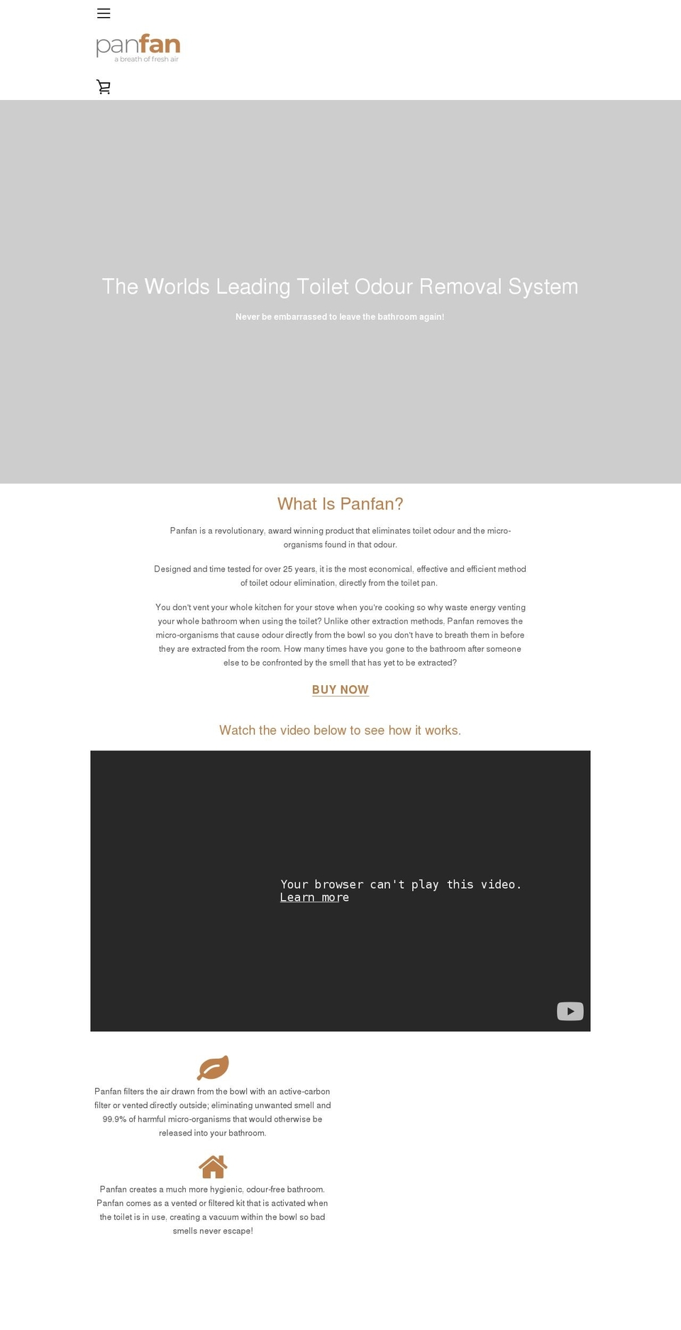 panfan.com.au shopify website screenshot