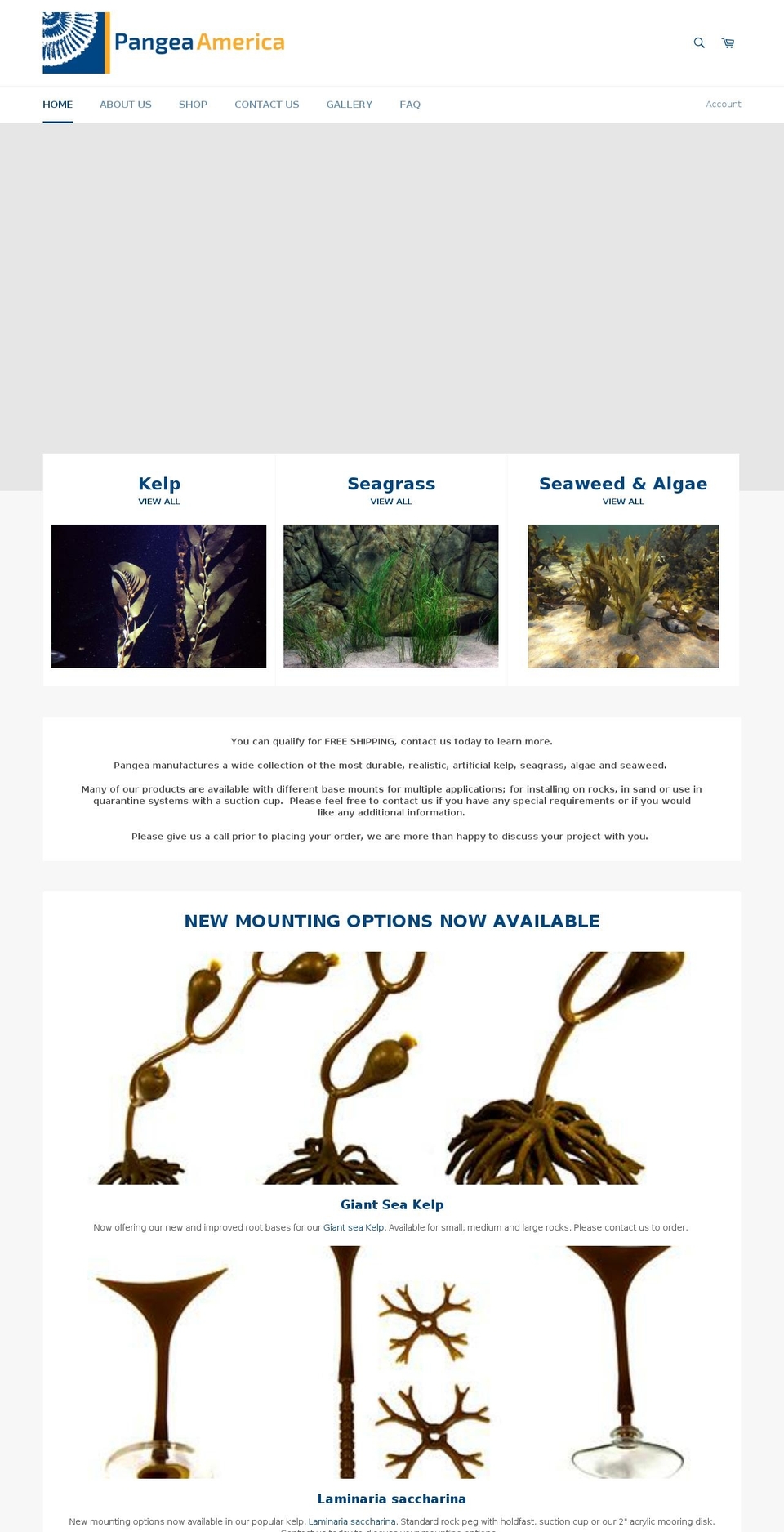 pangeaamerica.com shopify website screenshot