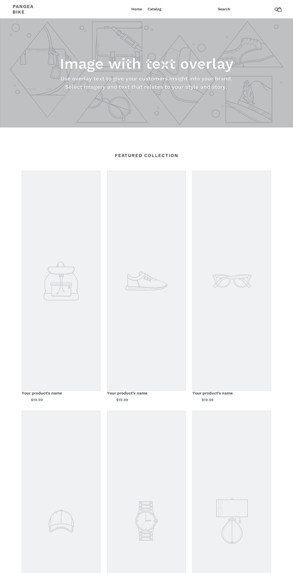 pangeabike.com shopify website screenshot