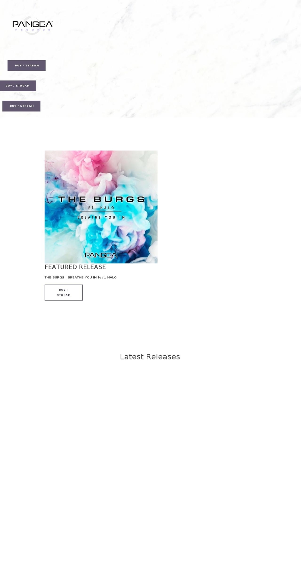 pangearec.com shopify website screenshot