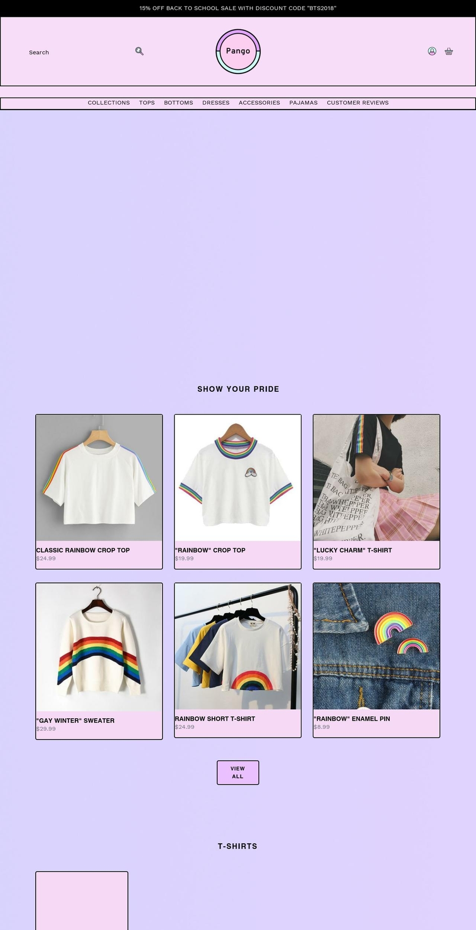 pangoshop.com — Shopify storefront screenshot