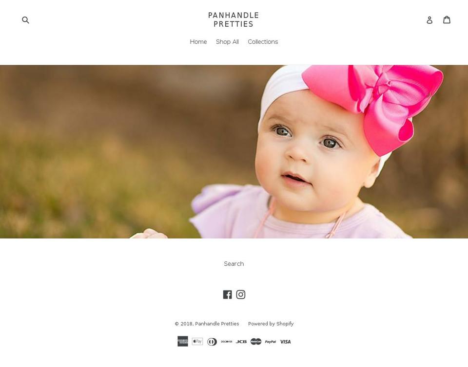 Sterling Shopify theme site example panhandlepretties.com