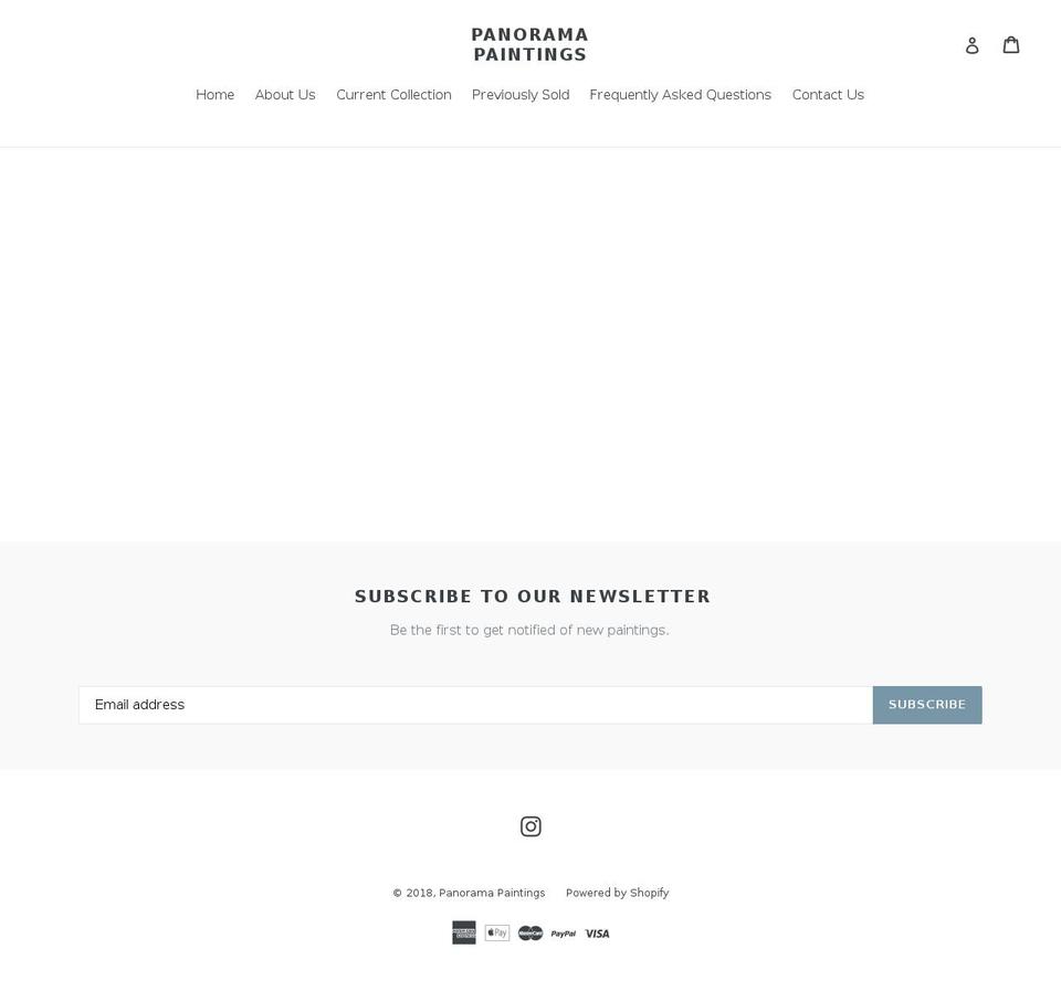 panoramapaintings.com — Shopify storefront screenshot