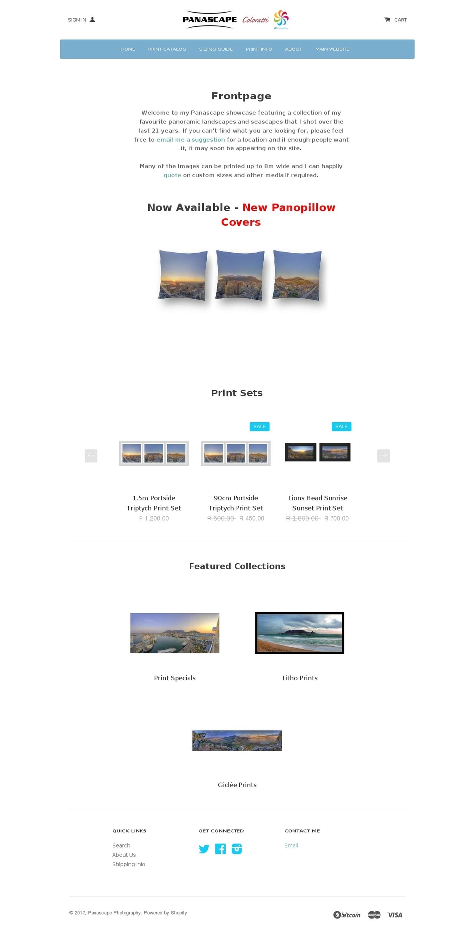 panoramicsa.com shopify website screenshot