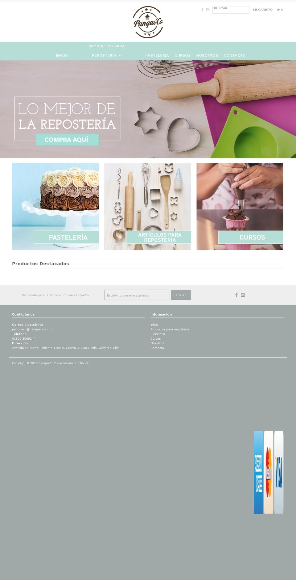 panqueco.com shopify website screenshot