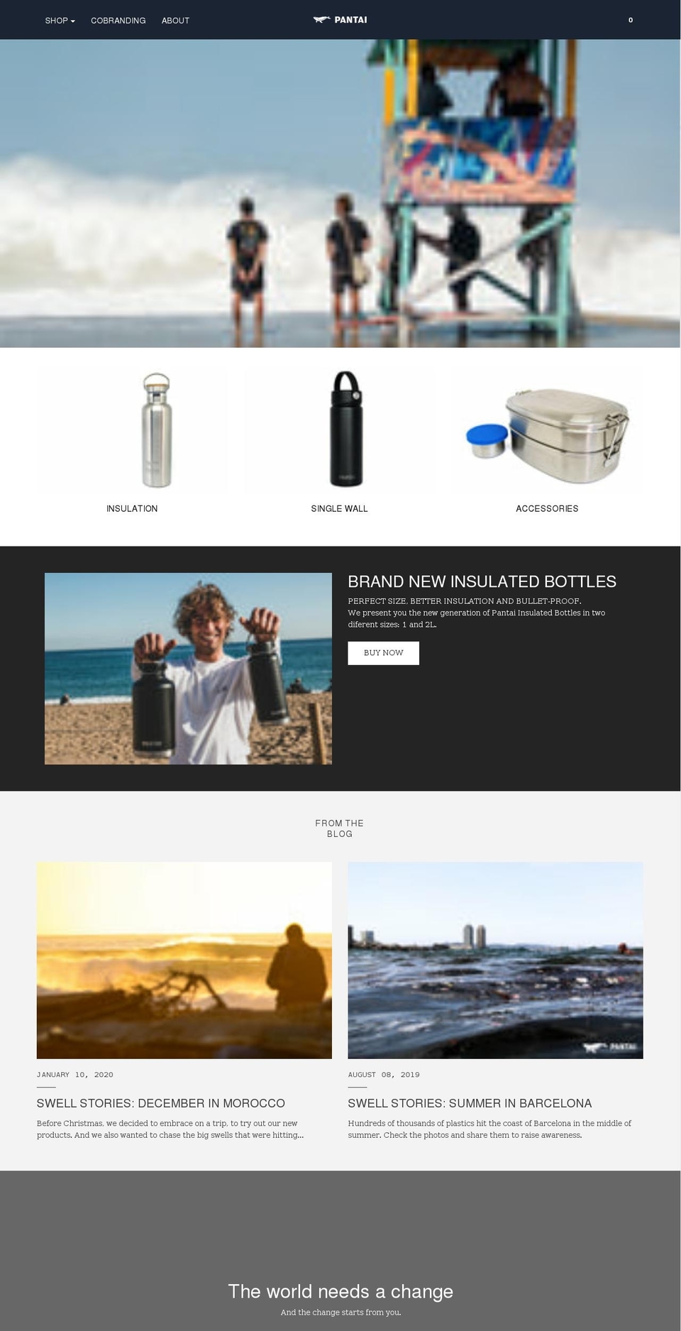 pantai.eu shopify website screenshot