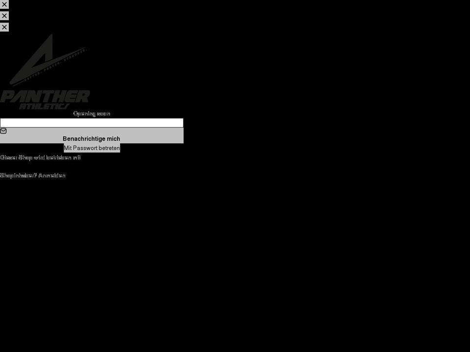 panther-athletics.com — Shopify storefront screenshot