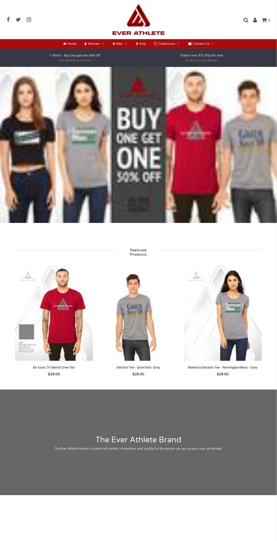 pantherathletic.com — Shopify storefront screenshot
