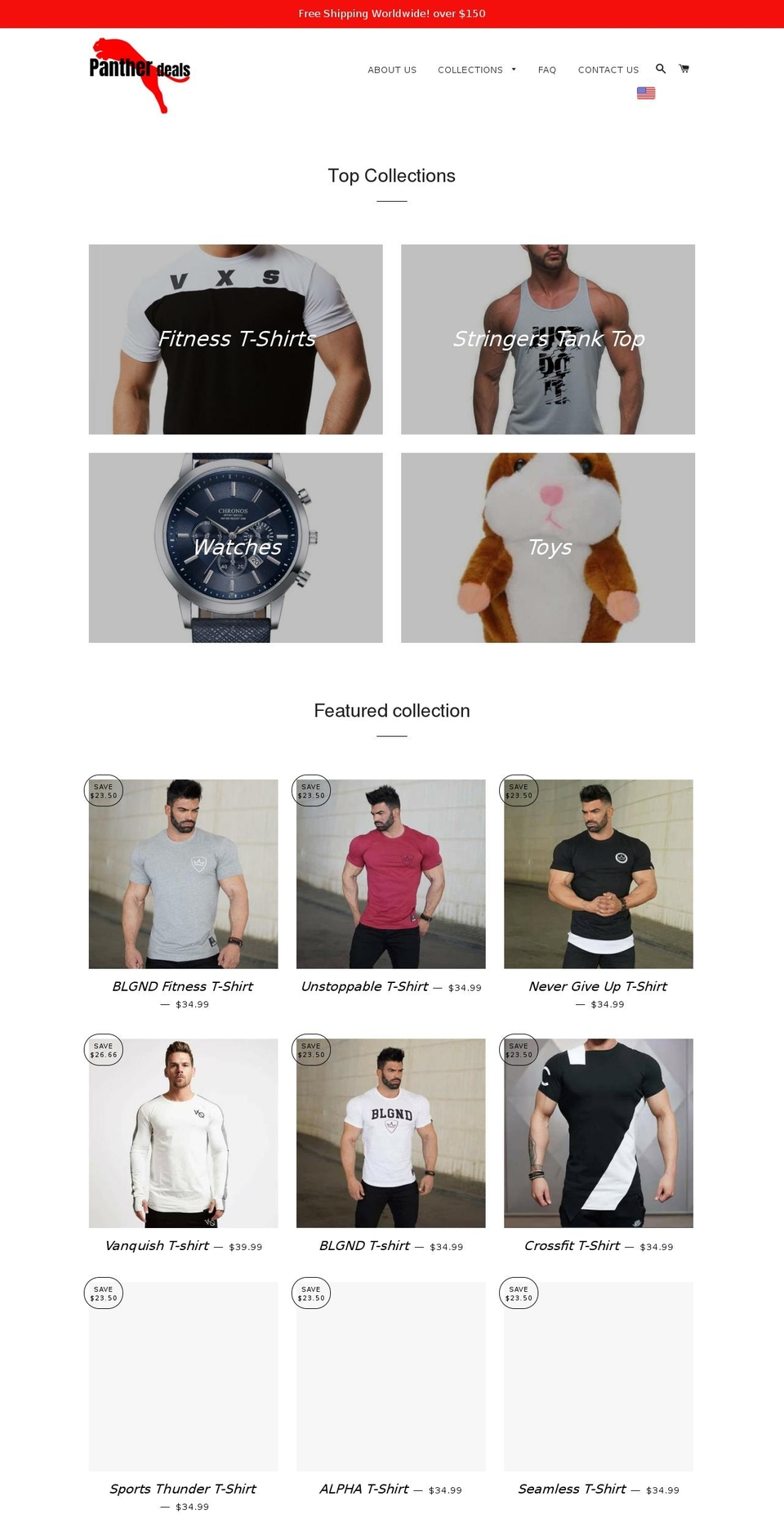 pantherdeals.com — Shopify storefront screenshot