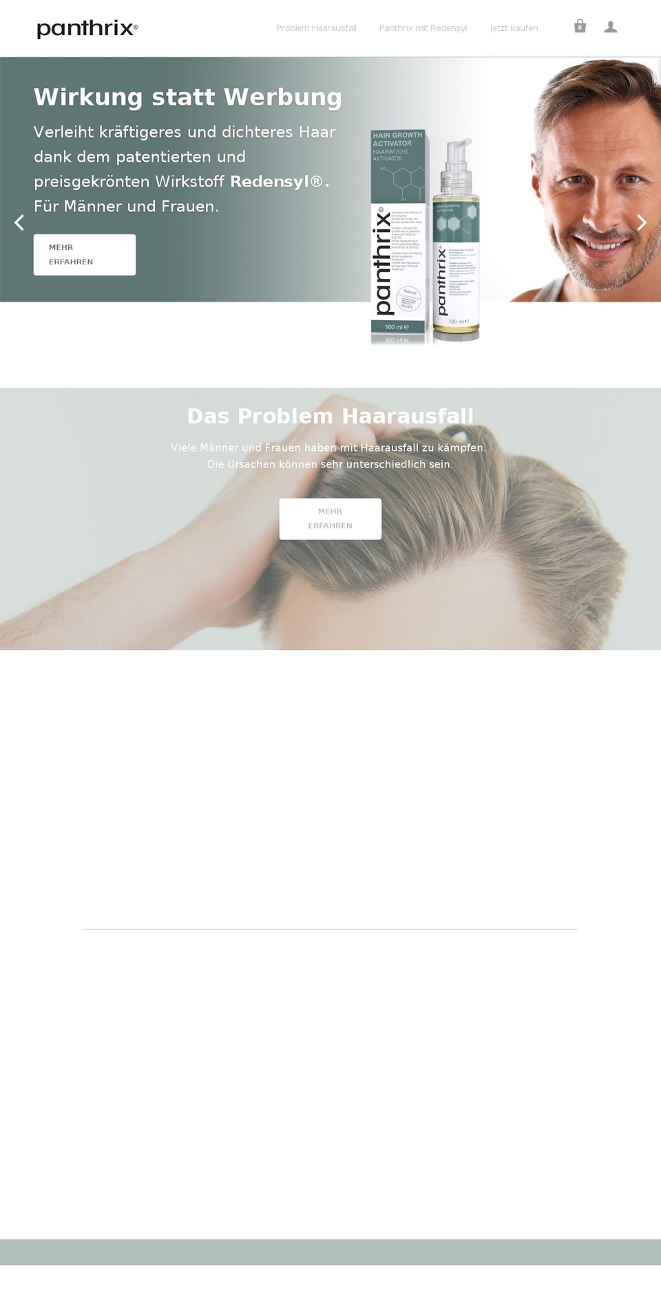 panthrix.de shopify website screenshot