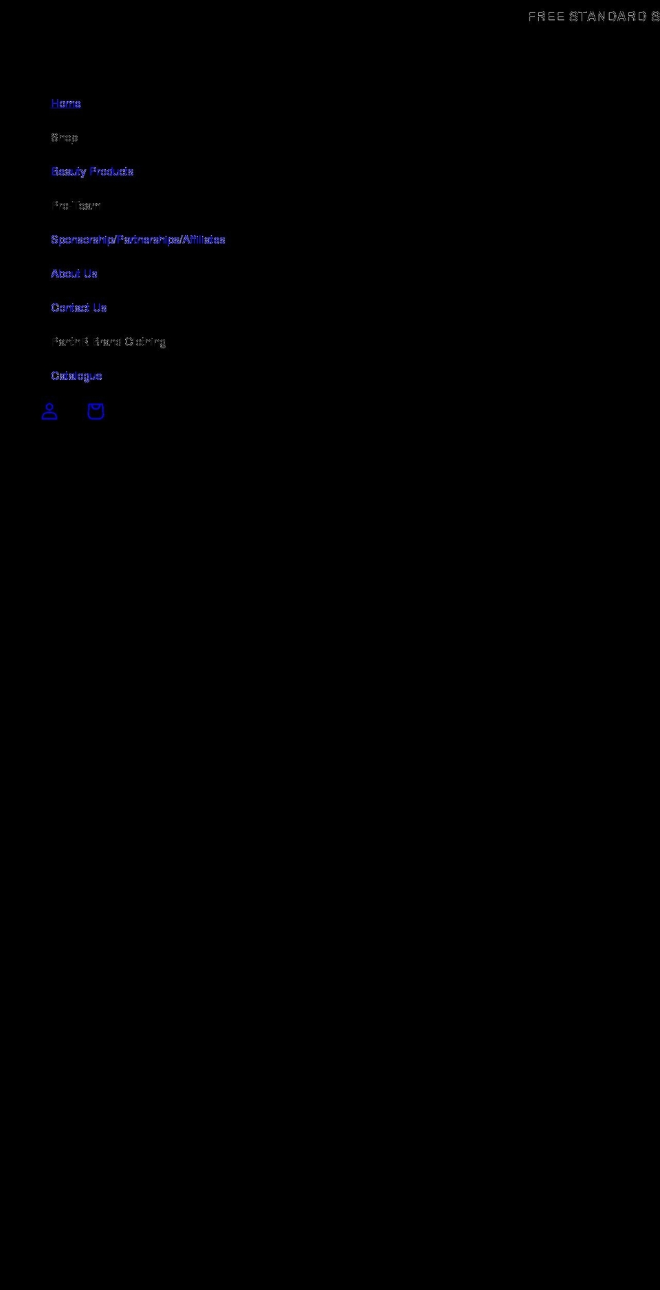 panthrproducts.com shopify website screenshot