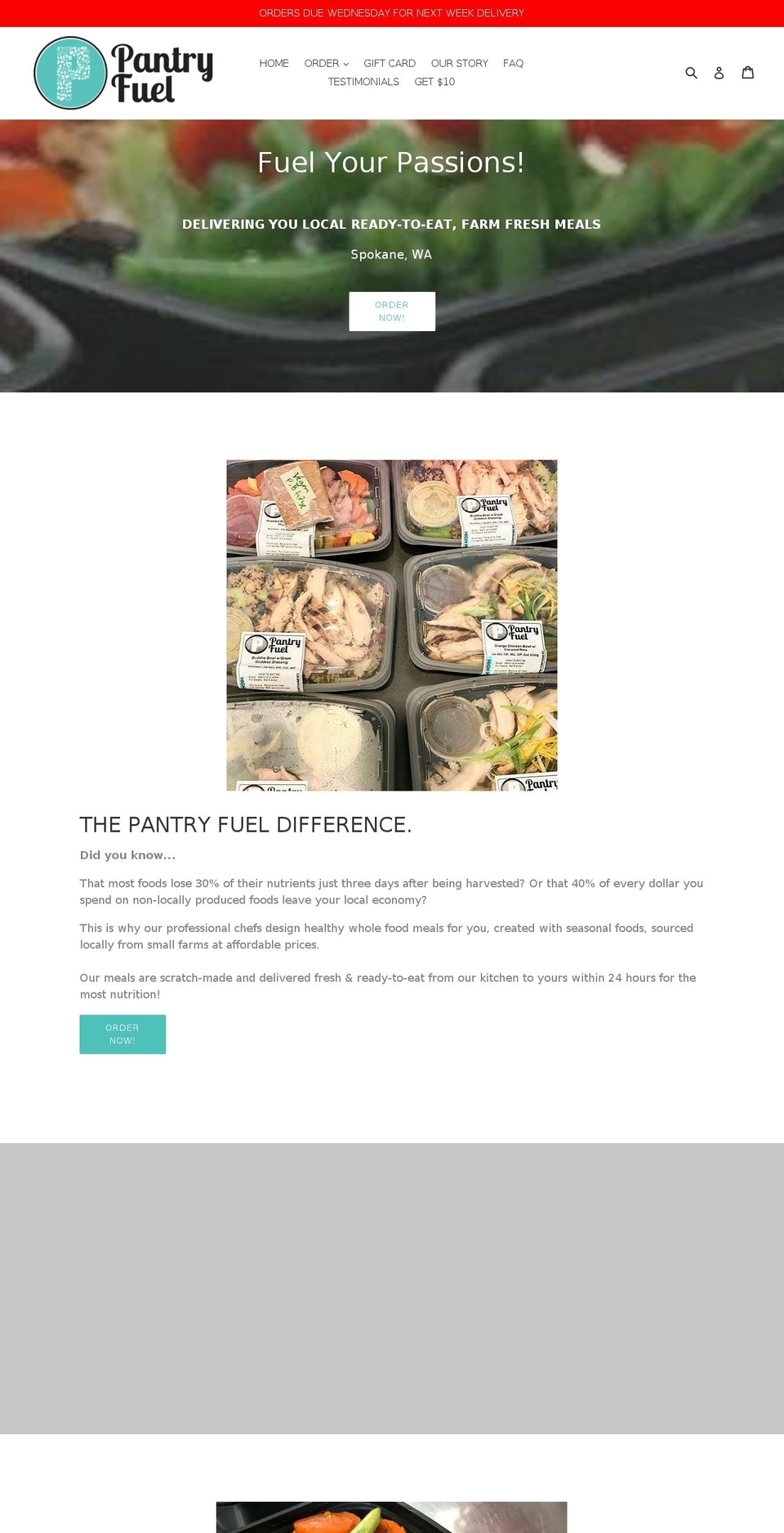 pantryfuel.com shopify website screenshot