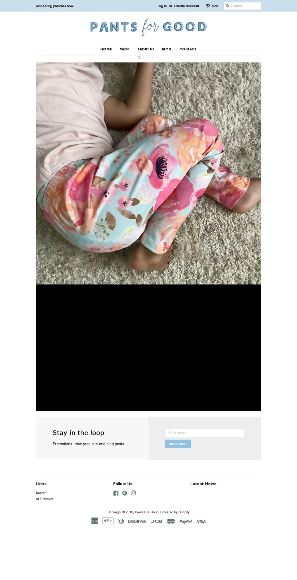 pantsforgood.com — Shopify storefront screenshot