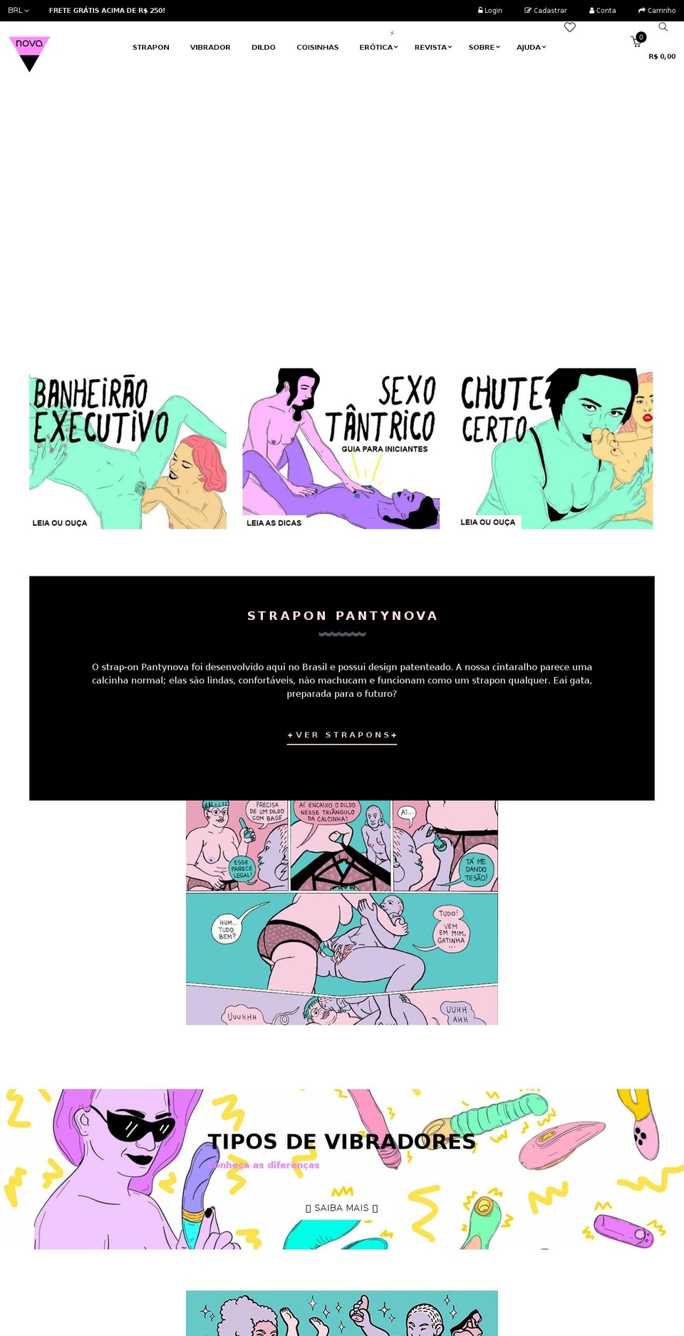 pantynova.com — Shopify storefront screenshot