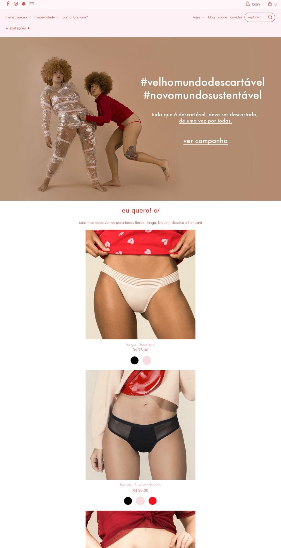 pantys.co shopify website screenshot