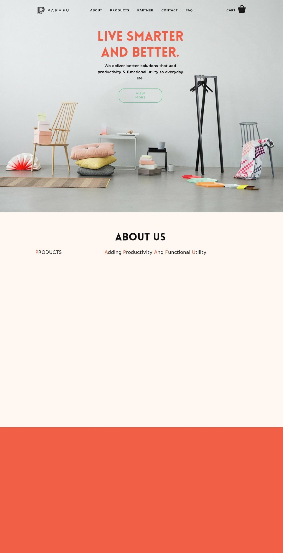 papafu.com shopify website screenshot